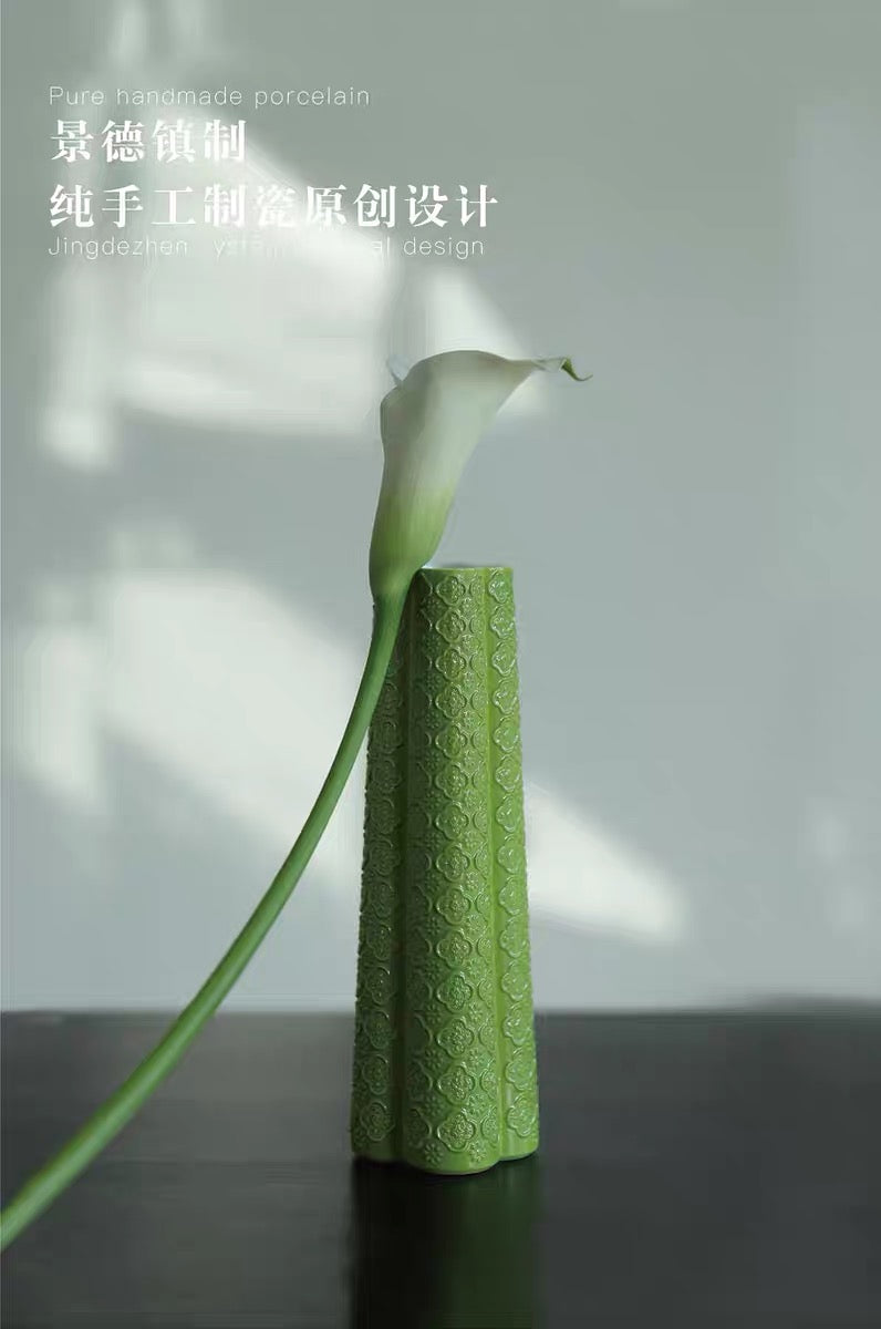 Little Clear Joy Blossom Porcelain Vase – Jingdezhen Ceramic