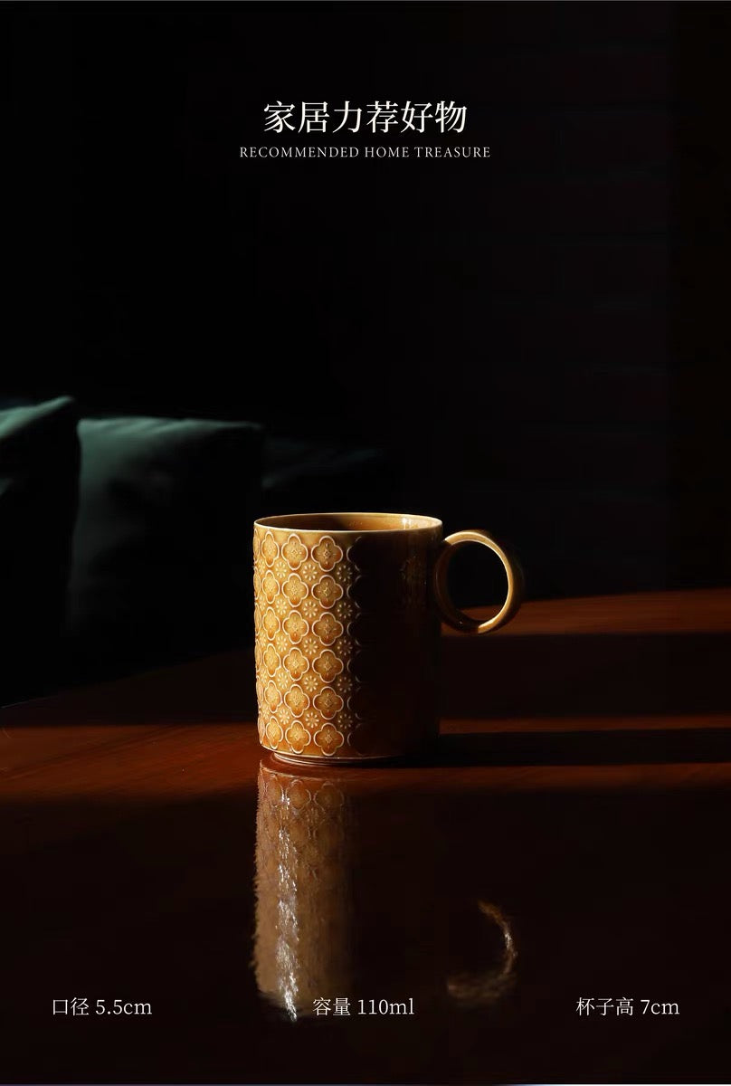 Caramel Begonia Coffee Cup – Blossom Series
