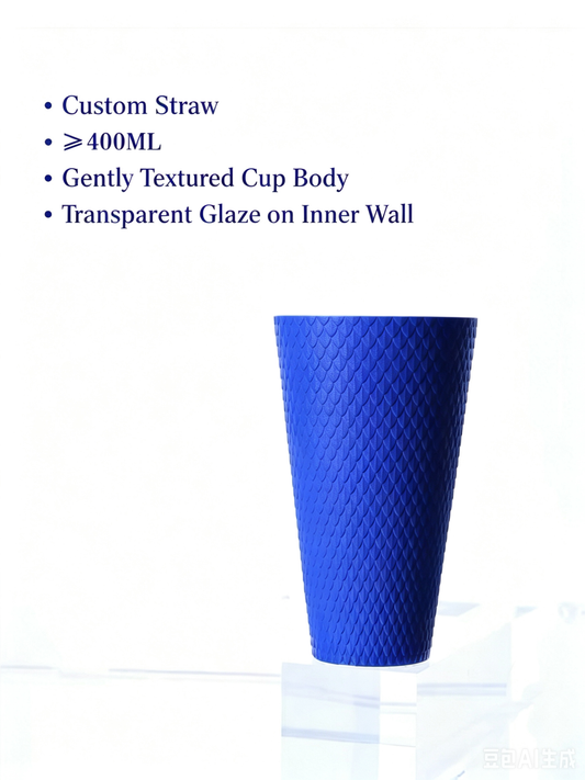 Hi-Blast Klein Blue Dragon Scale Ceramic Cup
