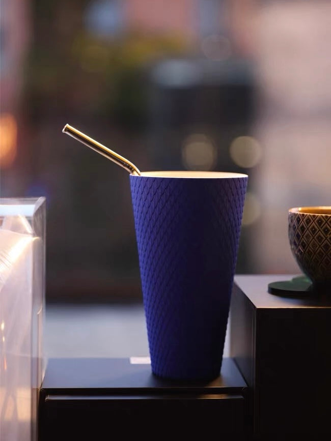 Hi-Blast Klein Blue Dragon Scale Ceramic Cup
