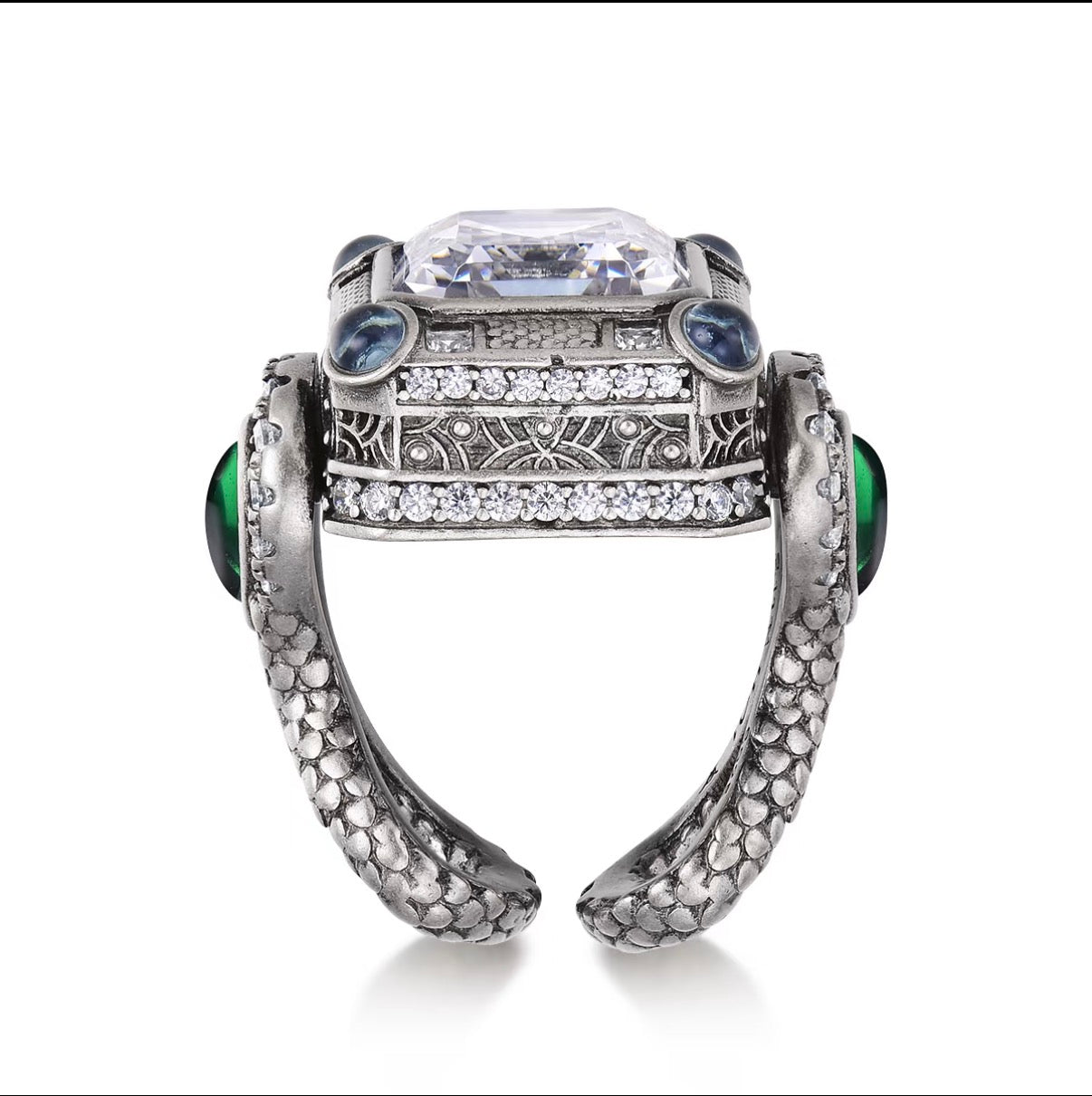 Auspicious Ruyi Ring & Pendant Duo