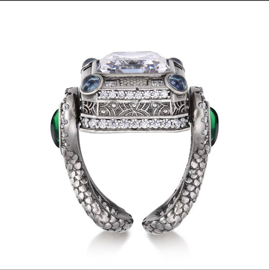 Auspicious Ruyi Ring & Pendant Duo