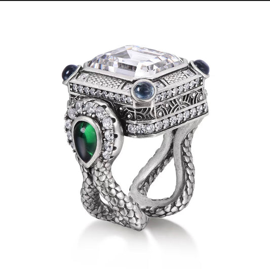 Auspicious Ruyi Ring & Pendant Duo