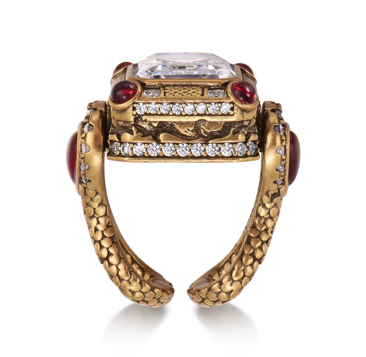 Auspicious Ruyi Ring & Pendant Duo