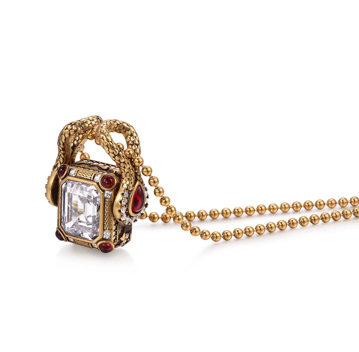 Auspicious Ruyi Ring & Pendant Duo