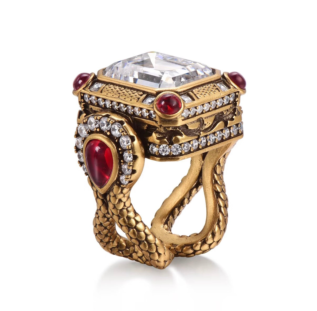 Auspicious Ruyi Ring & Pendant Duo