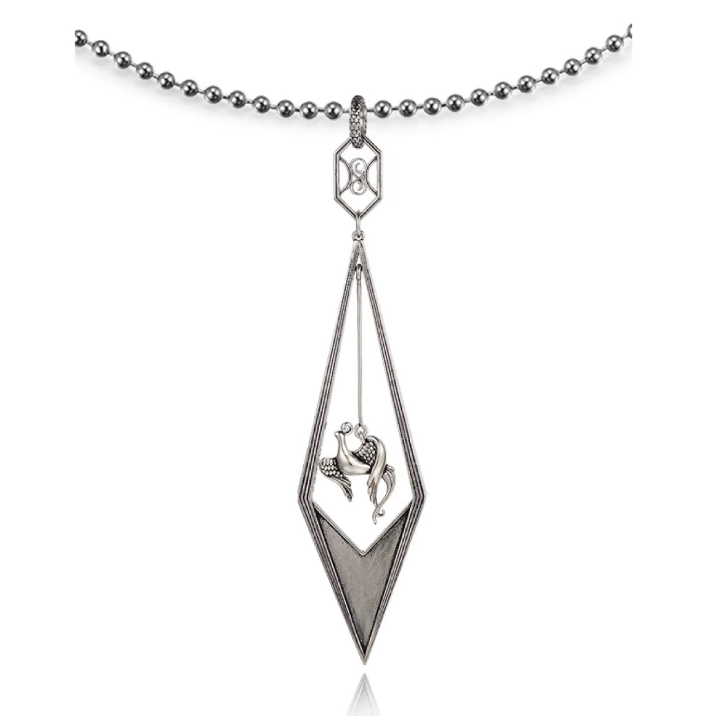 Phoenix Flight Swept Tail Earring / Pendant (Single)