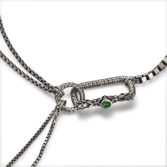 Dragon Scale Tassel Mid-Length Necklace